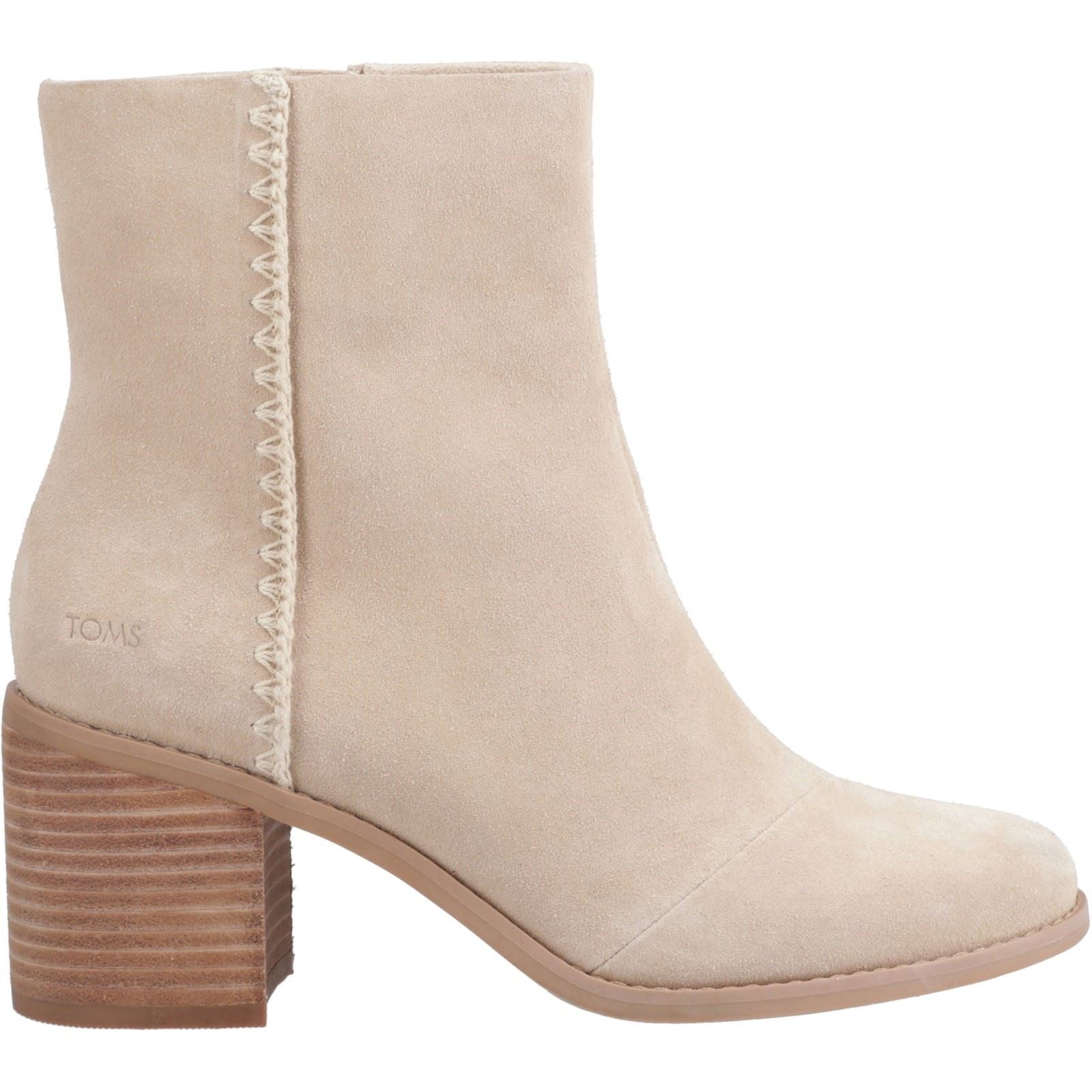 TOMS Evelyn Leder Damen Natur Stiefel