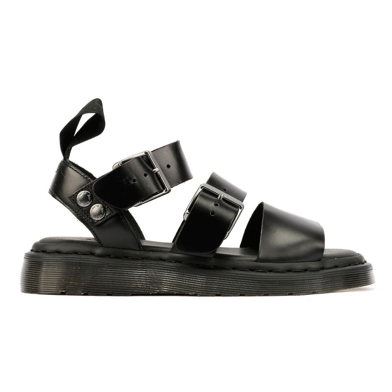 Dr. Martens Gryphon Brando Damen Sandalen Aus Schwarzem Leder