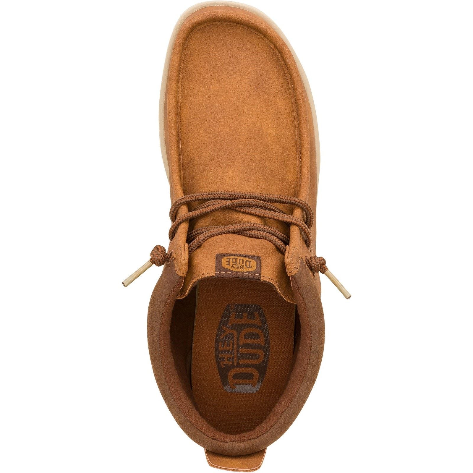 HEYDUDE Wally Mid GripR Classic Herren Cognac/Braune Stiefel