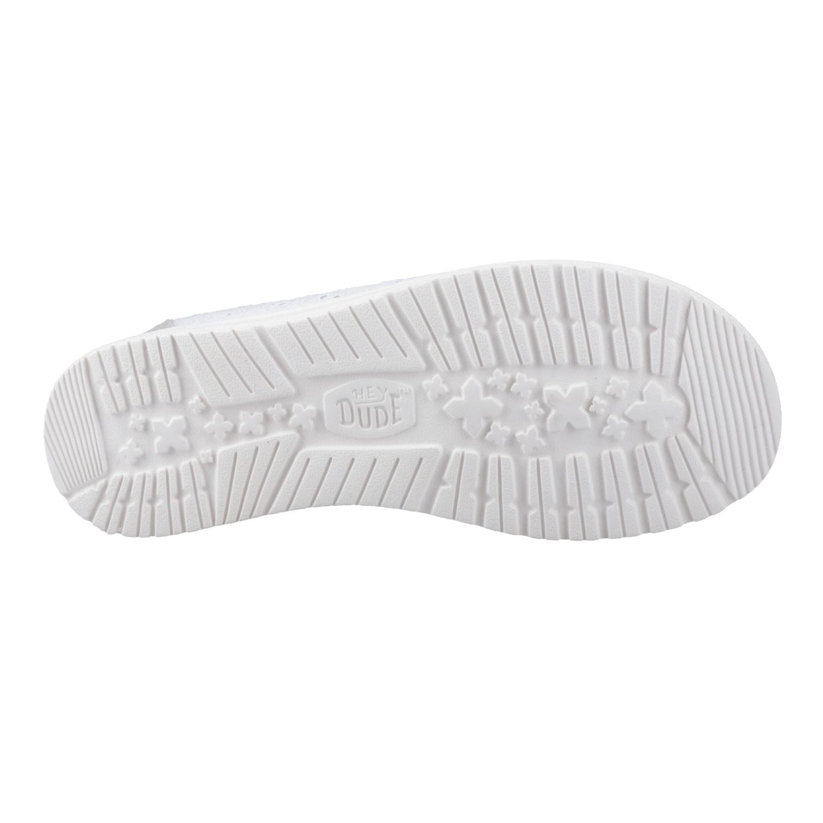 HEYDUDE Wendy Eyelet Lace Frauen Mokassin Schuhe Aus Baumwollmischung In Antikblau