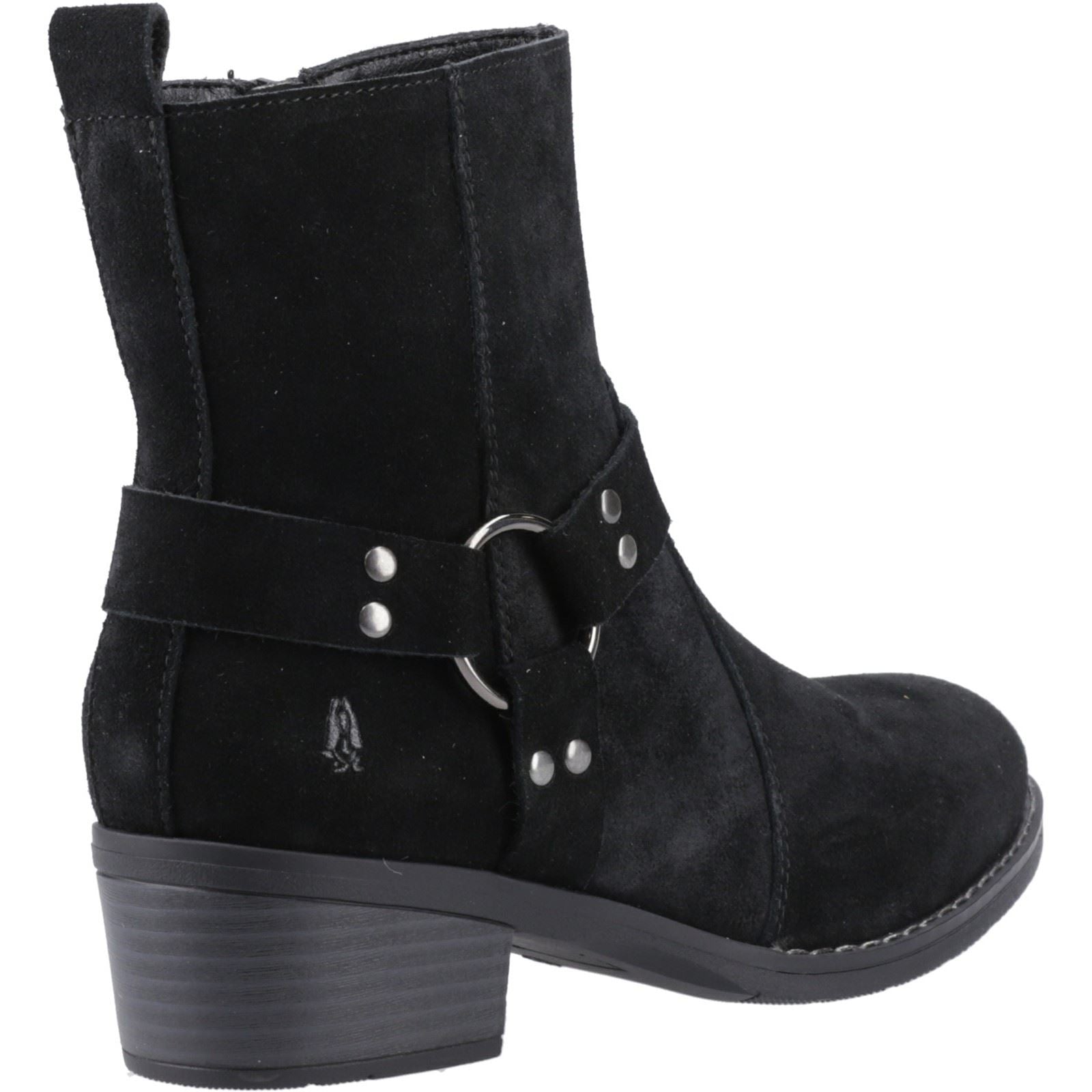 Hush Puppies Iria Damen Wildleder Schwarze Farbe Stiefeletten mit Absatz