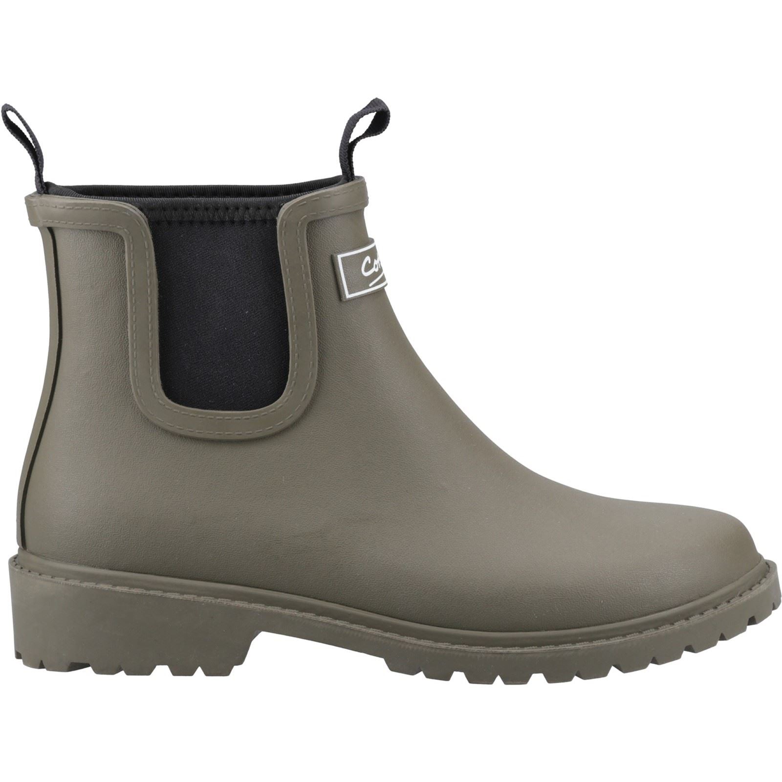 Cotswold Barton TPR+Neopren Damen Khaki Gummistiefel