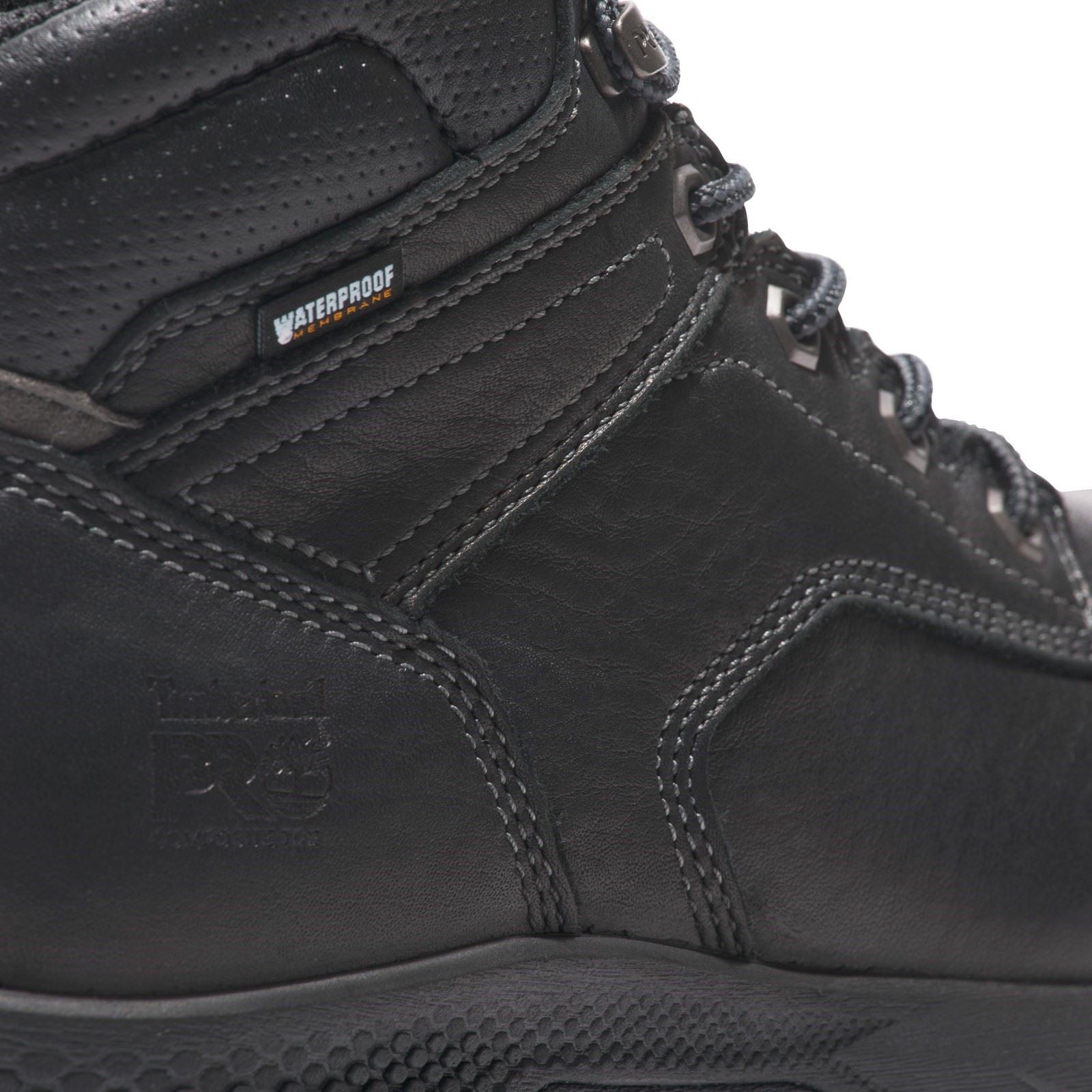 Timberland Pro Titan Sechszoll Leder Schwarze Sicherheitsschuhe