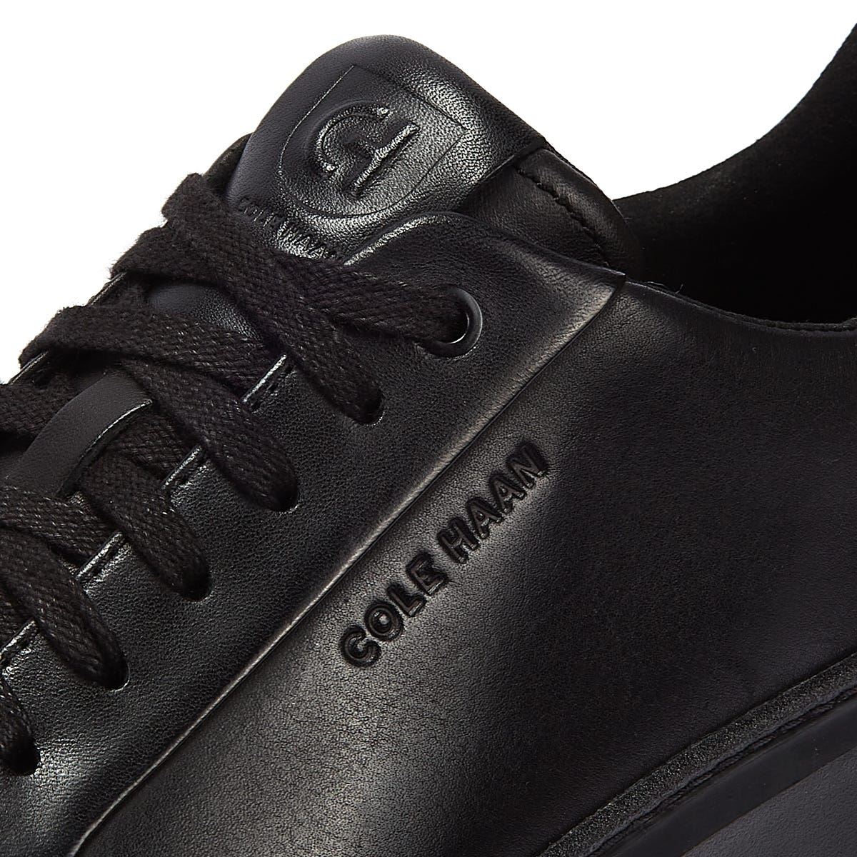 Cole Haan Grandprø Topspin Leder Herren Schwarze Sneakers