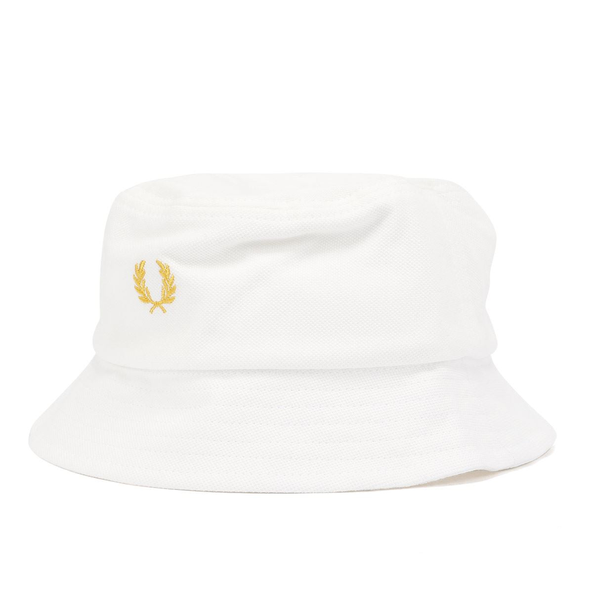 Fred Perry Pique Baumwollweiße Fischerhüte