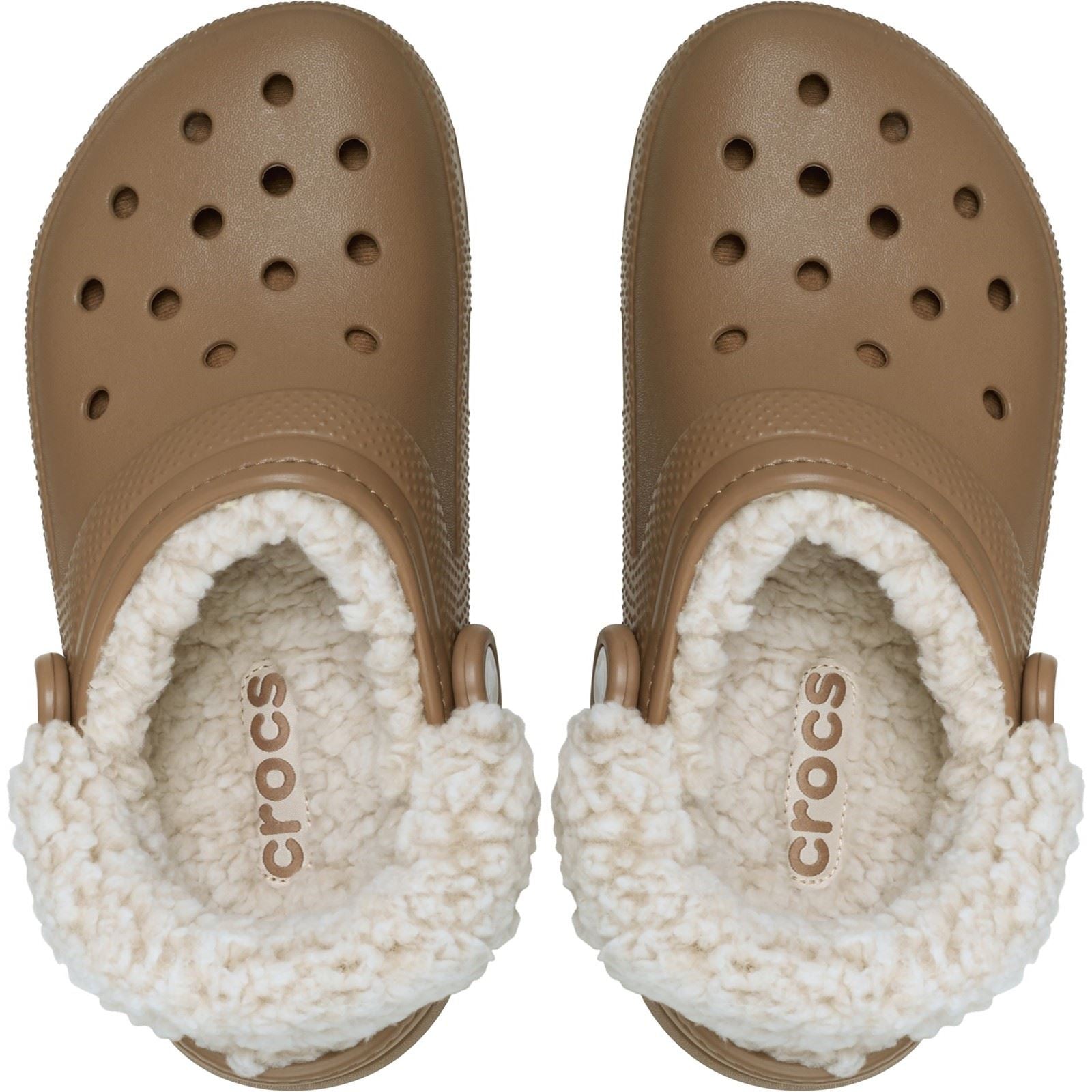 Crocs Classic Fleece Lined Thermoplastische Sepia Clogs