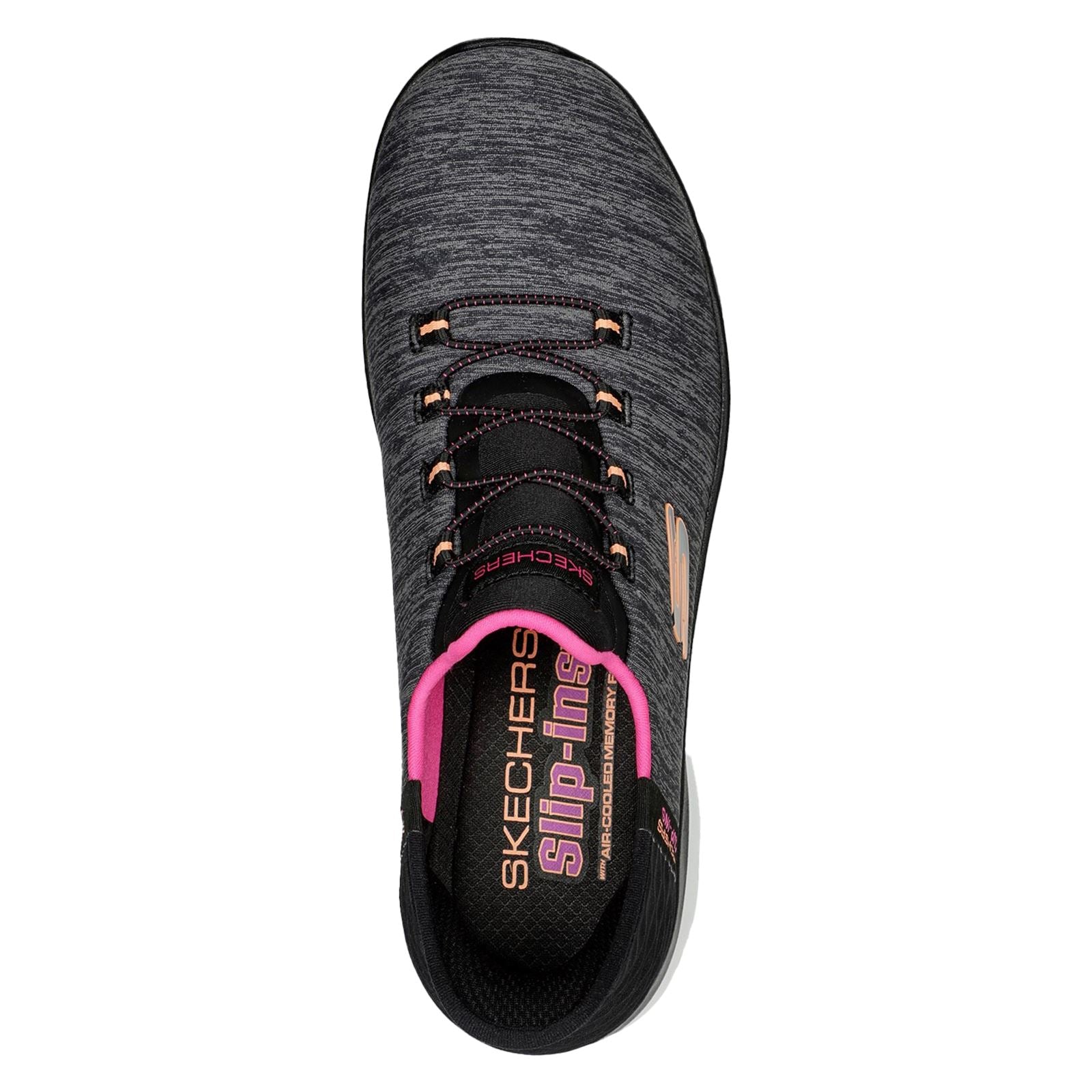 Skechers Summits Dazzling Haze Textile Damen-Sneaker In Schwarz/Mehrfarbig