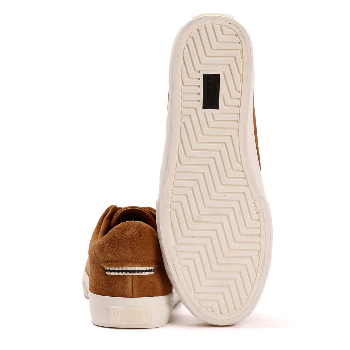 Osprey London The Versailles Wildleder Herren Braune Sneaker