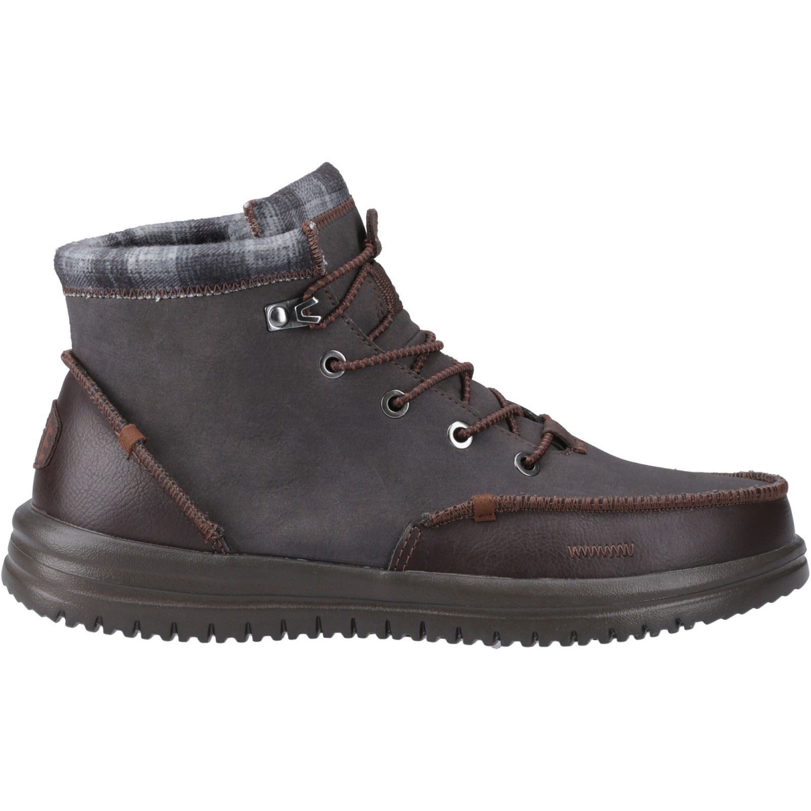 HEYDUDE Bradley Classic Leder Herren Braune Stiefel
