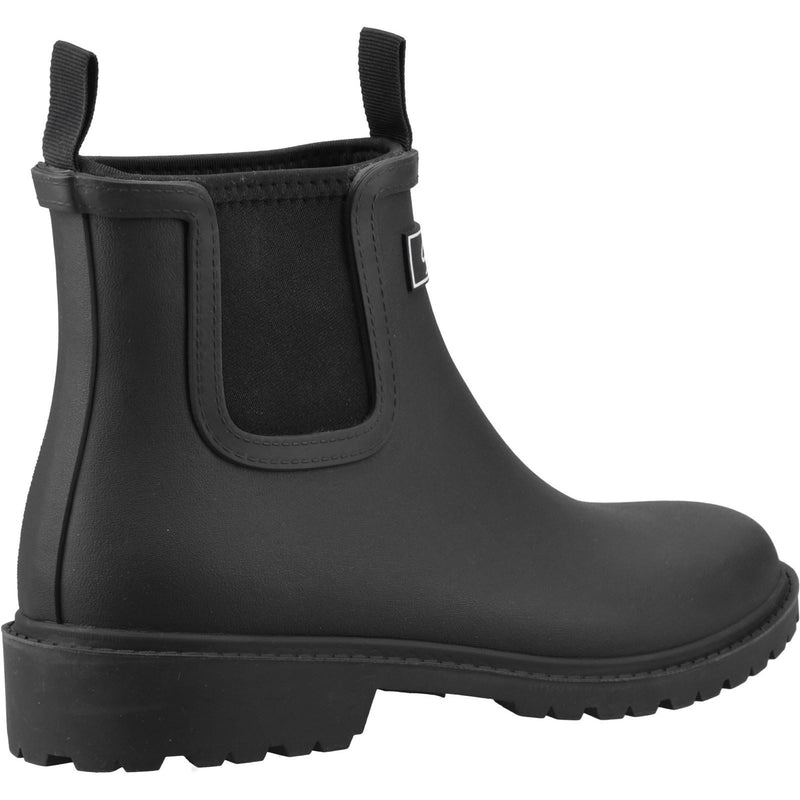 Cotswold Barton TPR+Neopren Damen Gummistiefel in Schwarz
