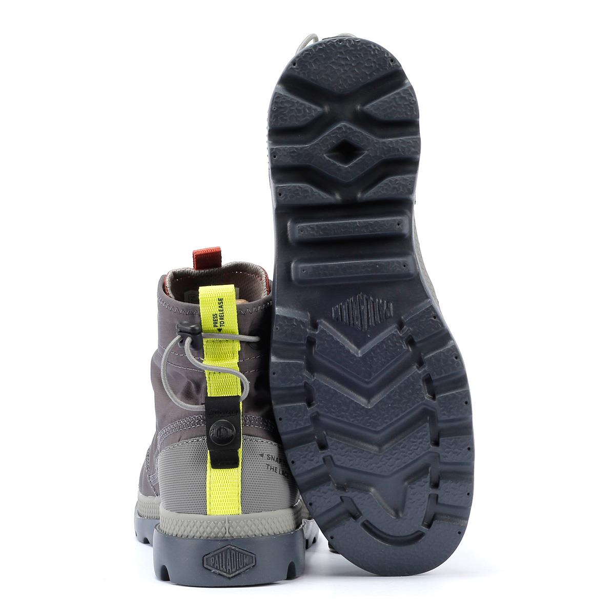 Palladium Pampa Travel Lite Herren Stiefel Aus Asphalt-Nylon