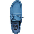 HEYDUDE Wally Slip Canvas 100% Baumwolle Herren Hausschuhe In Elementarblau