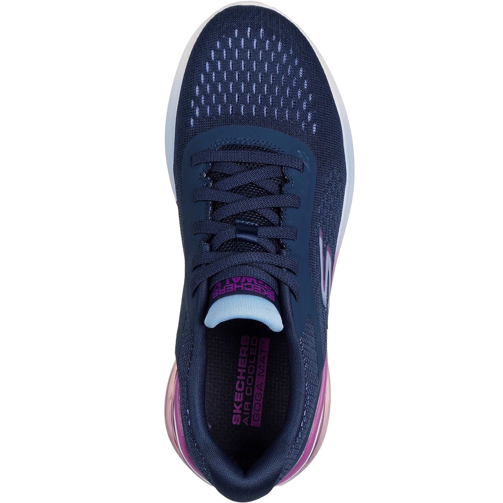 Skechers Go Walk Air 3.0 Textile Damen Sneaker In Marineblau/Lila