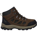 Hi-Tec Bandera Expedition Mid Wide Herren Wanderschuhe Aus Leder In Rauchbraun/Khaki