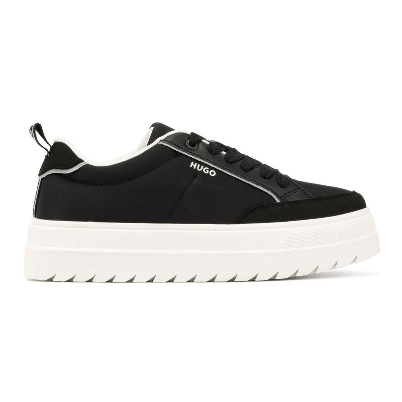 Hugo Lyssa Tennis Damen Sneakers In Schwarz