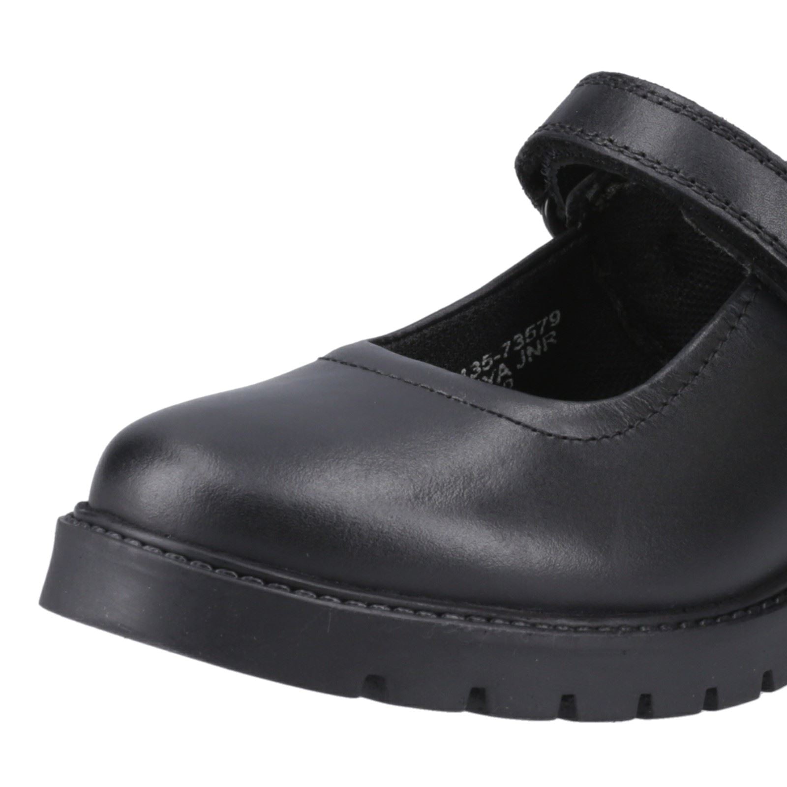 Hush Puppies Tanya Junior Mädchenschuhe Aus Schwarzem Leder