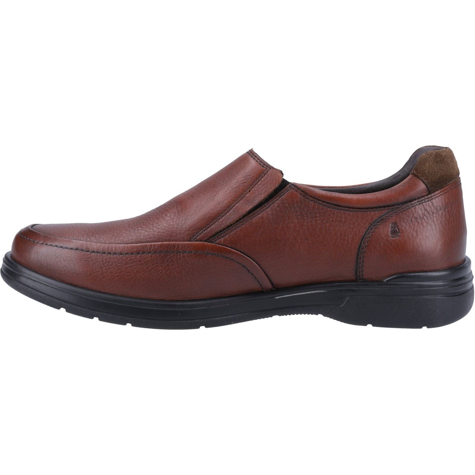 Hush Puppies Matthew Leder Herren Braune Slipper