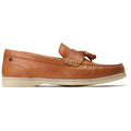 Base London Bonito Herren Mokassins Aus Gebranntem Tan-Leder
