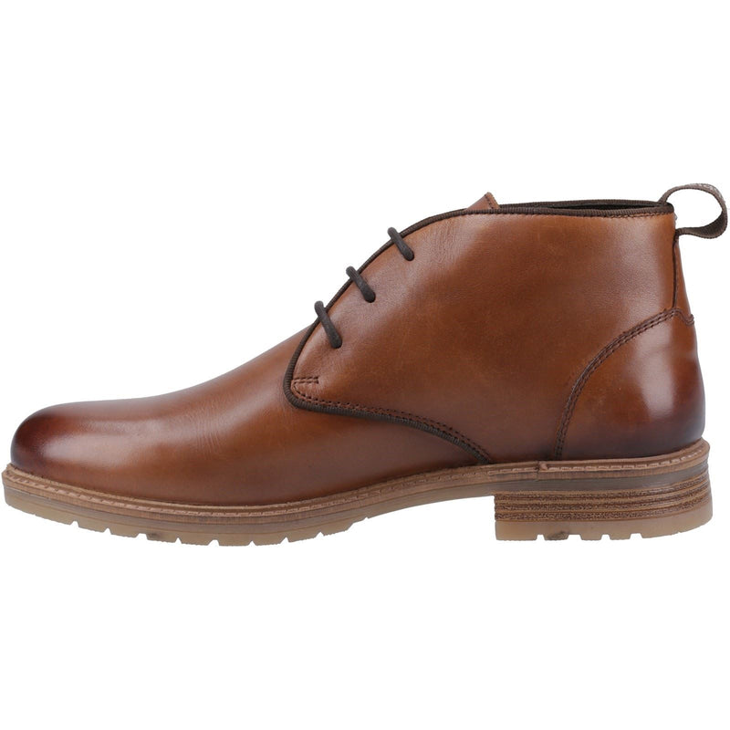 Hush Puppies Ricky Leder Herren Stiefeletten in Tan