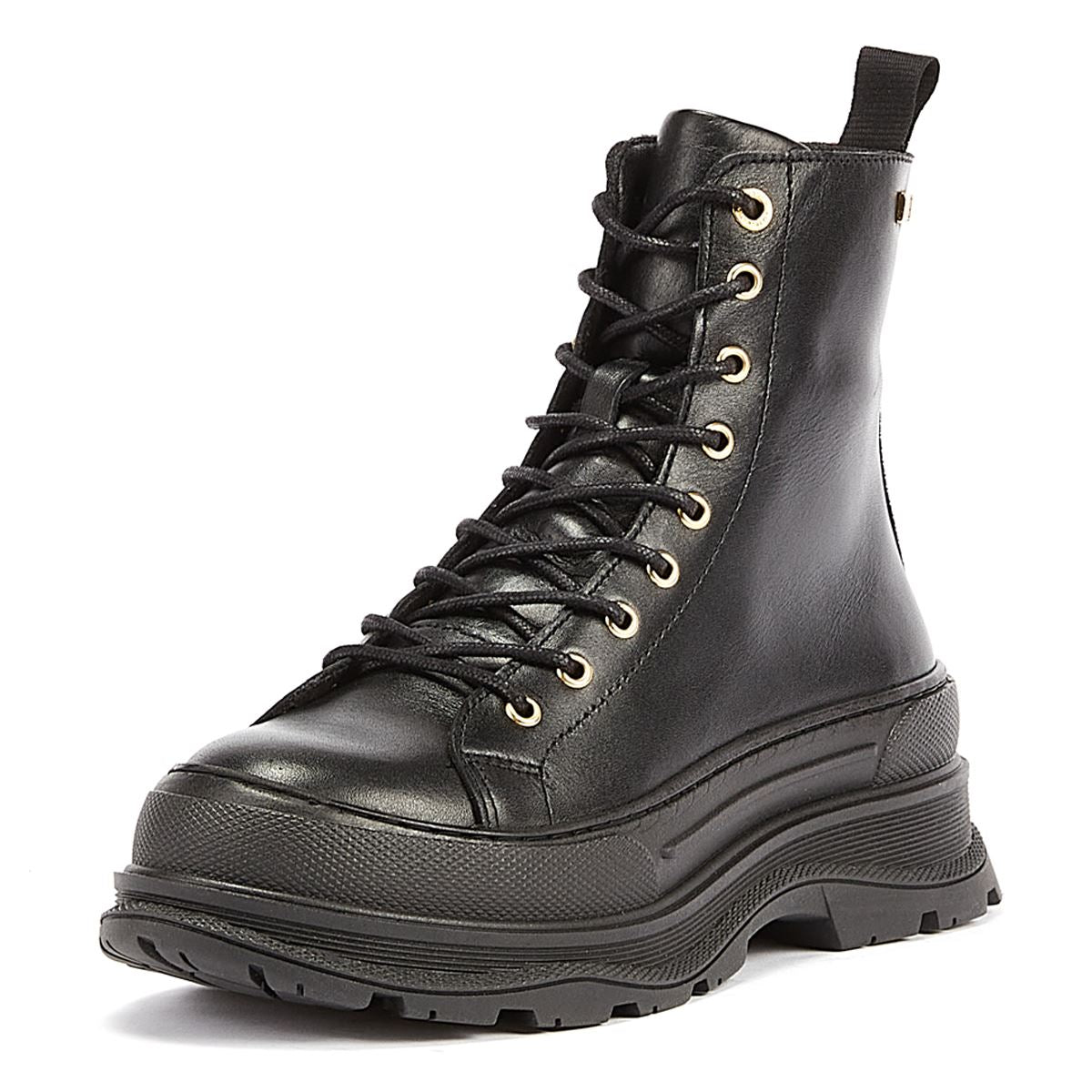Barbour International Napier Damen Schwarze Stiefel