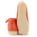 Clarks Originals Wallabee Wildleder Damen Stiefel In Orange