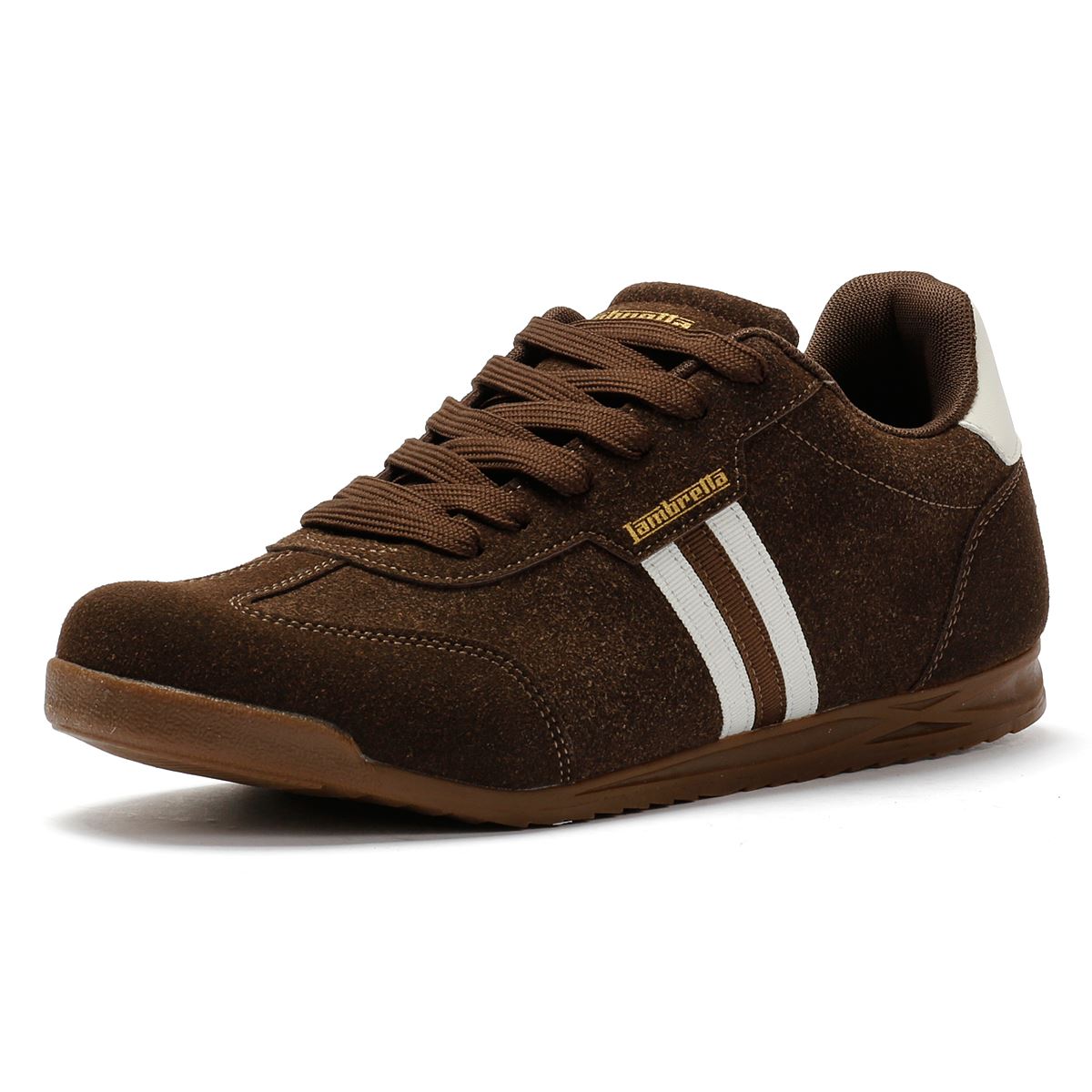 Lambretta Tackle Herren Braune Sneakers