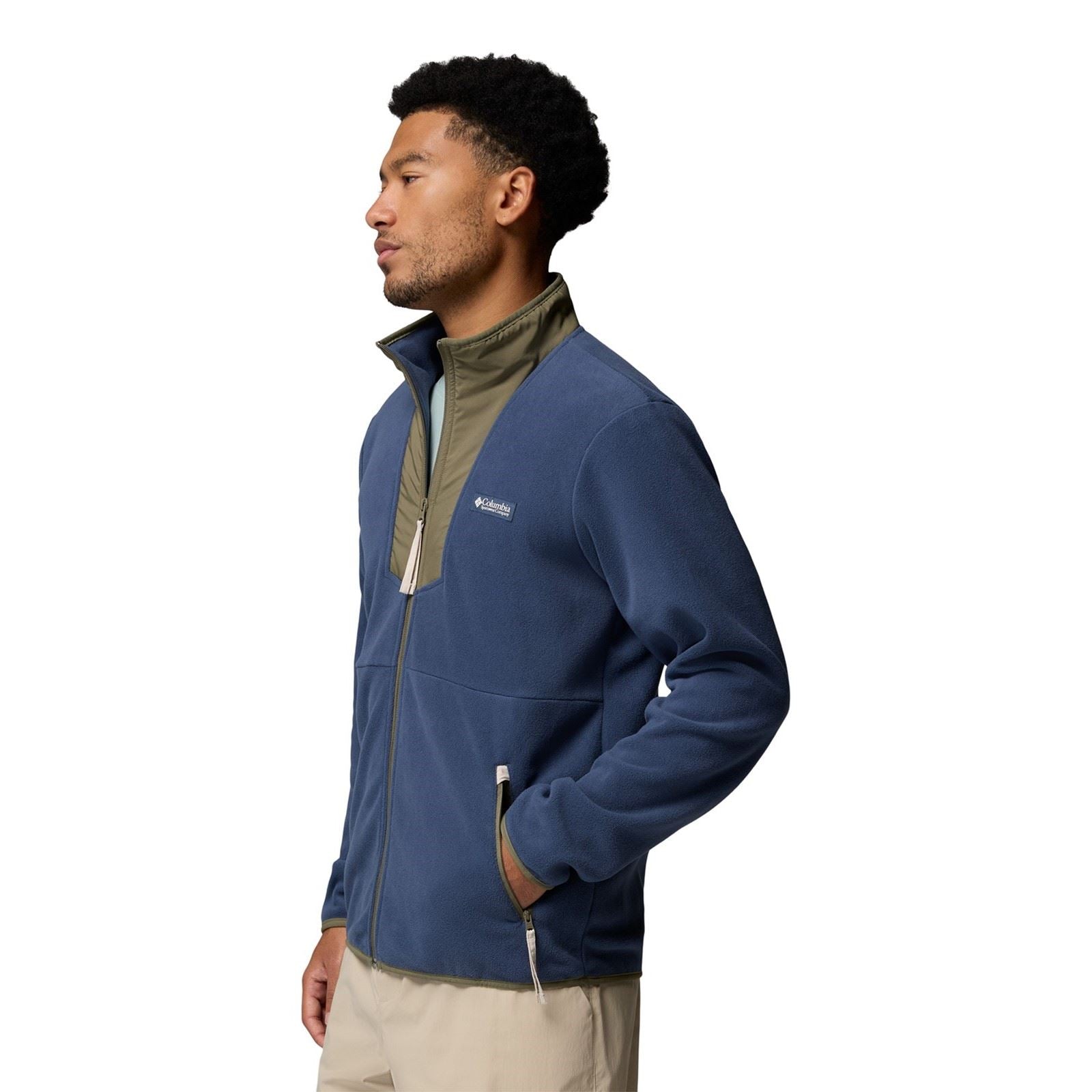 Columbia Sequoia Grove Full Zip Herren Blaue Fleecejacke