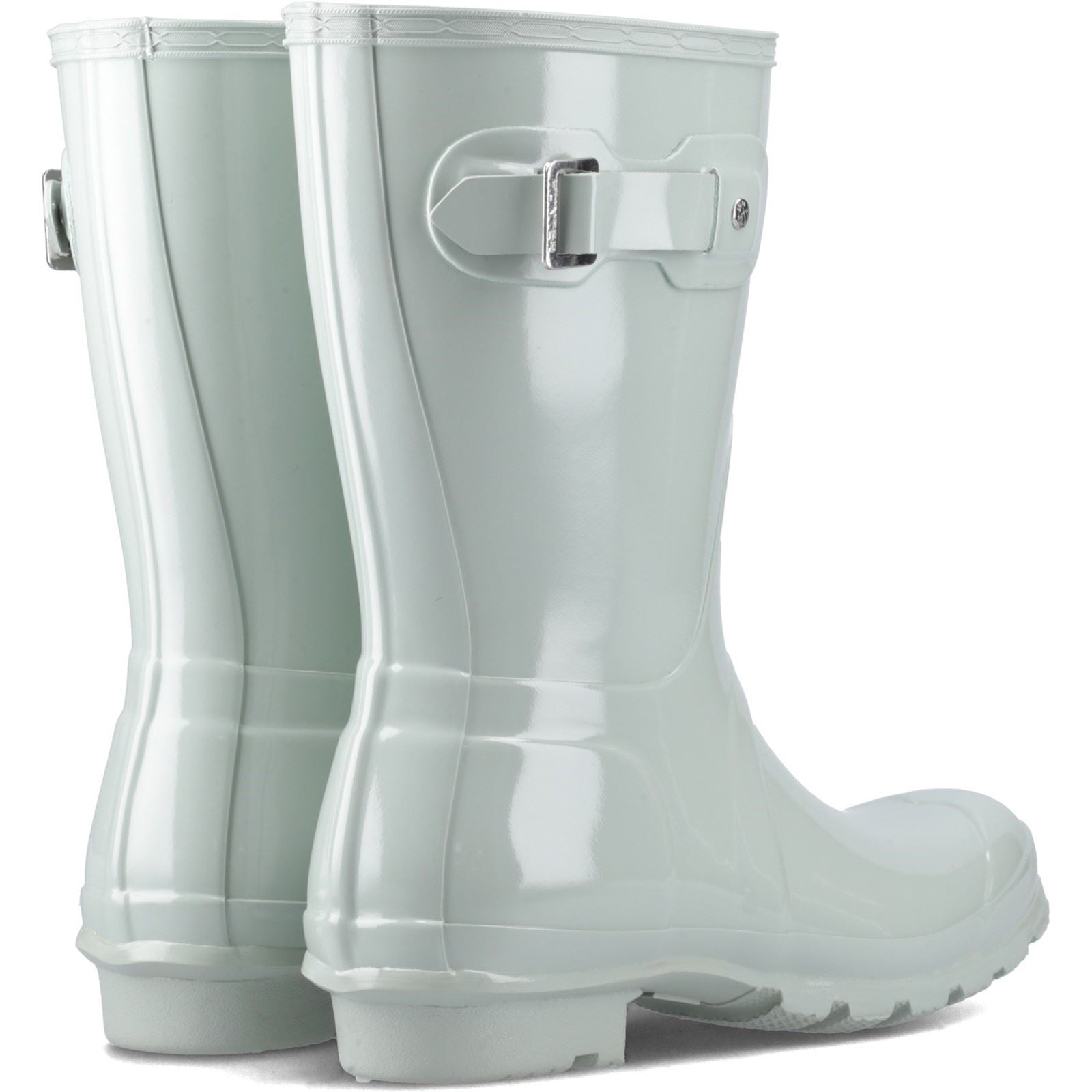 Hunter Original Short Damen Gummistiefel In Seetanggrün