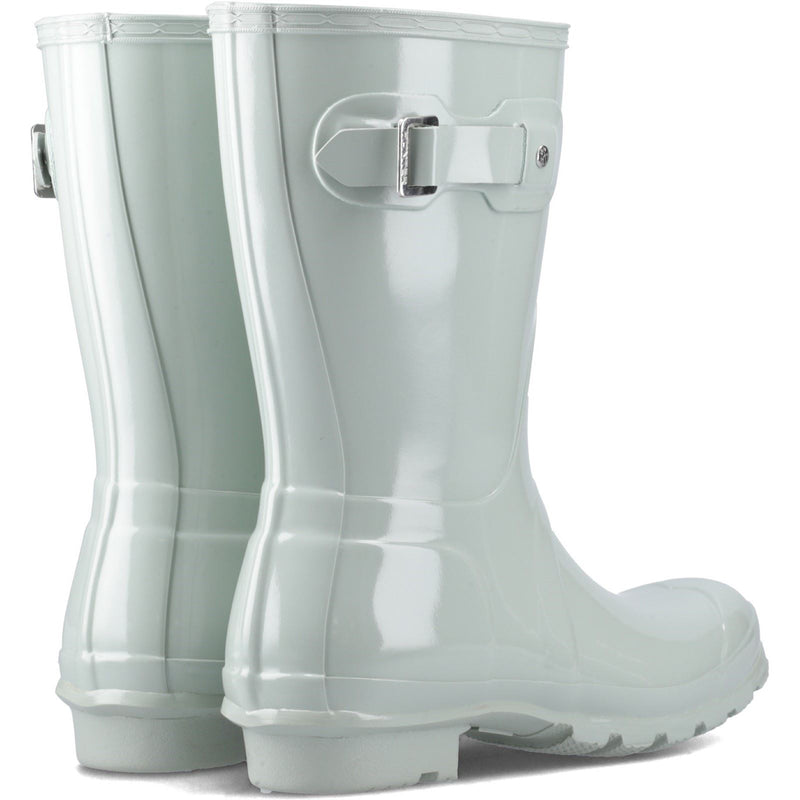 Hunter Original Short Damen Gummistiefel In Seetanggrün