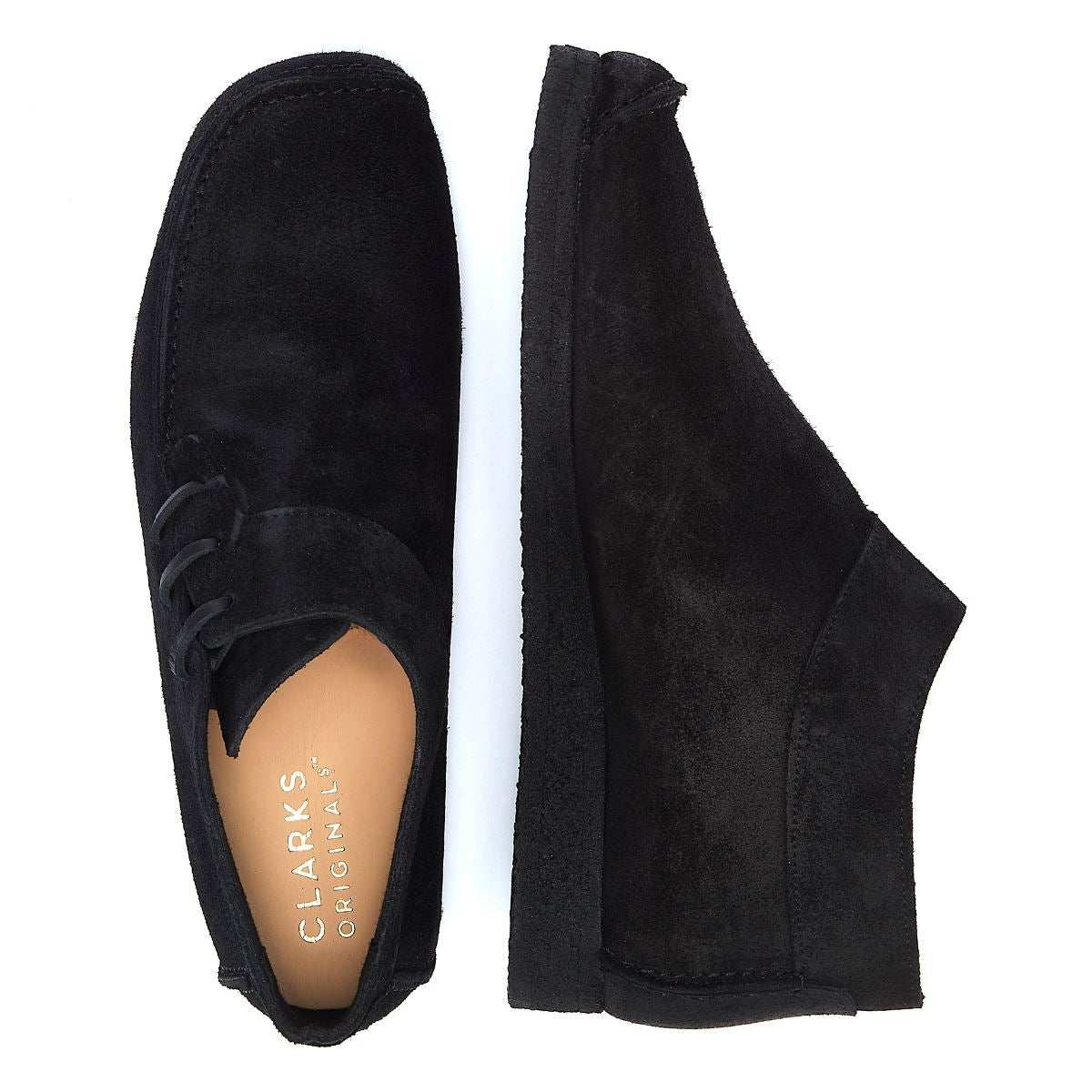Clarks Lugger Herrenstiefel In Schwarz