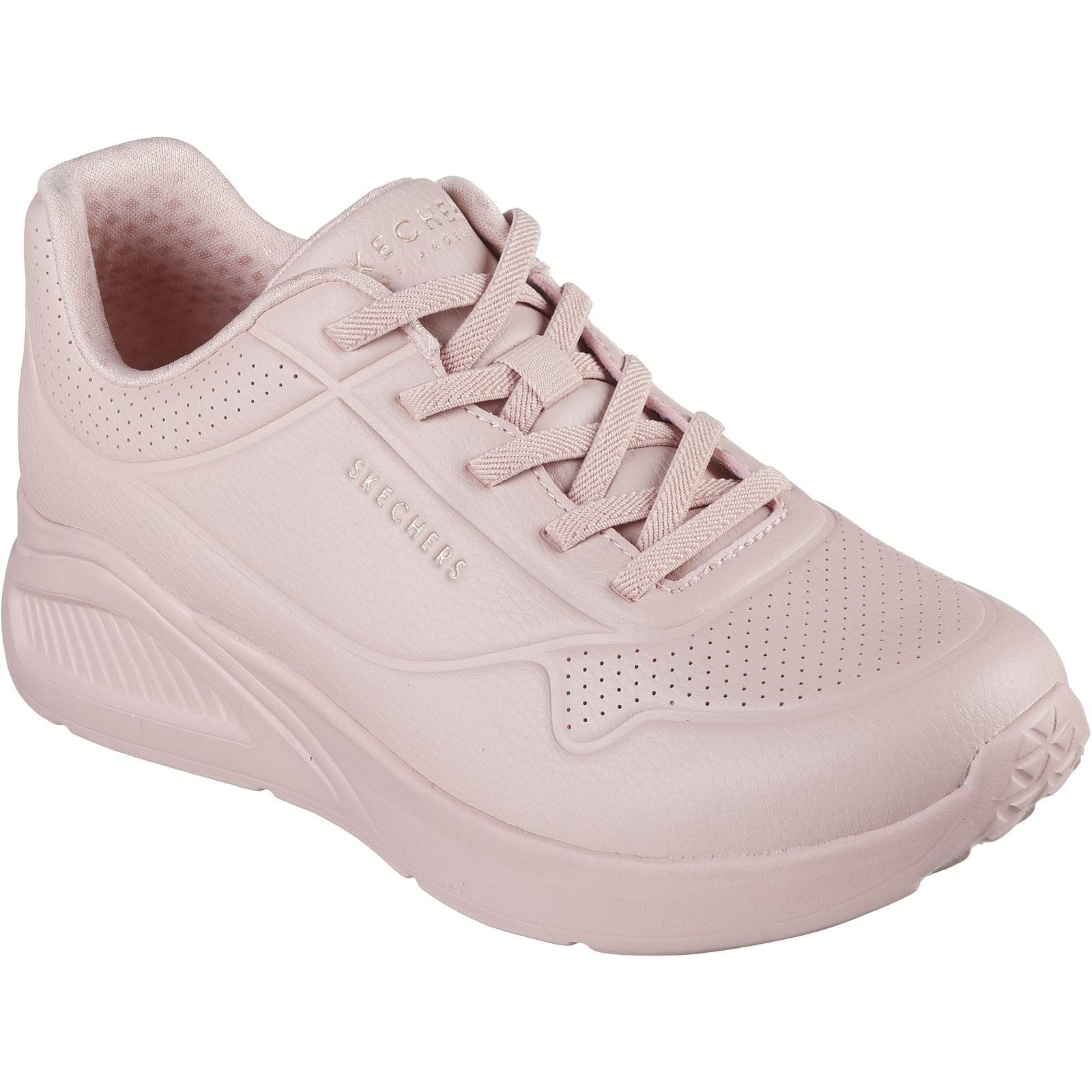 Skechers Uno Lite Lite Work Synthetik Damen Sneaker In Rosa