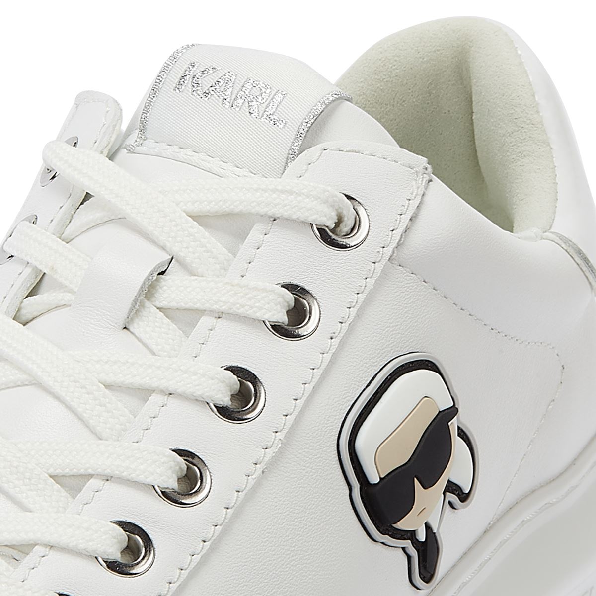 Karl Lagerfeld kapri nft lo Spitzen Damen-Sneaker in Weiß Mono