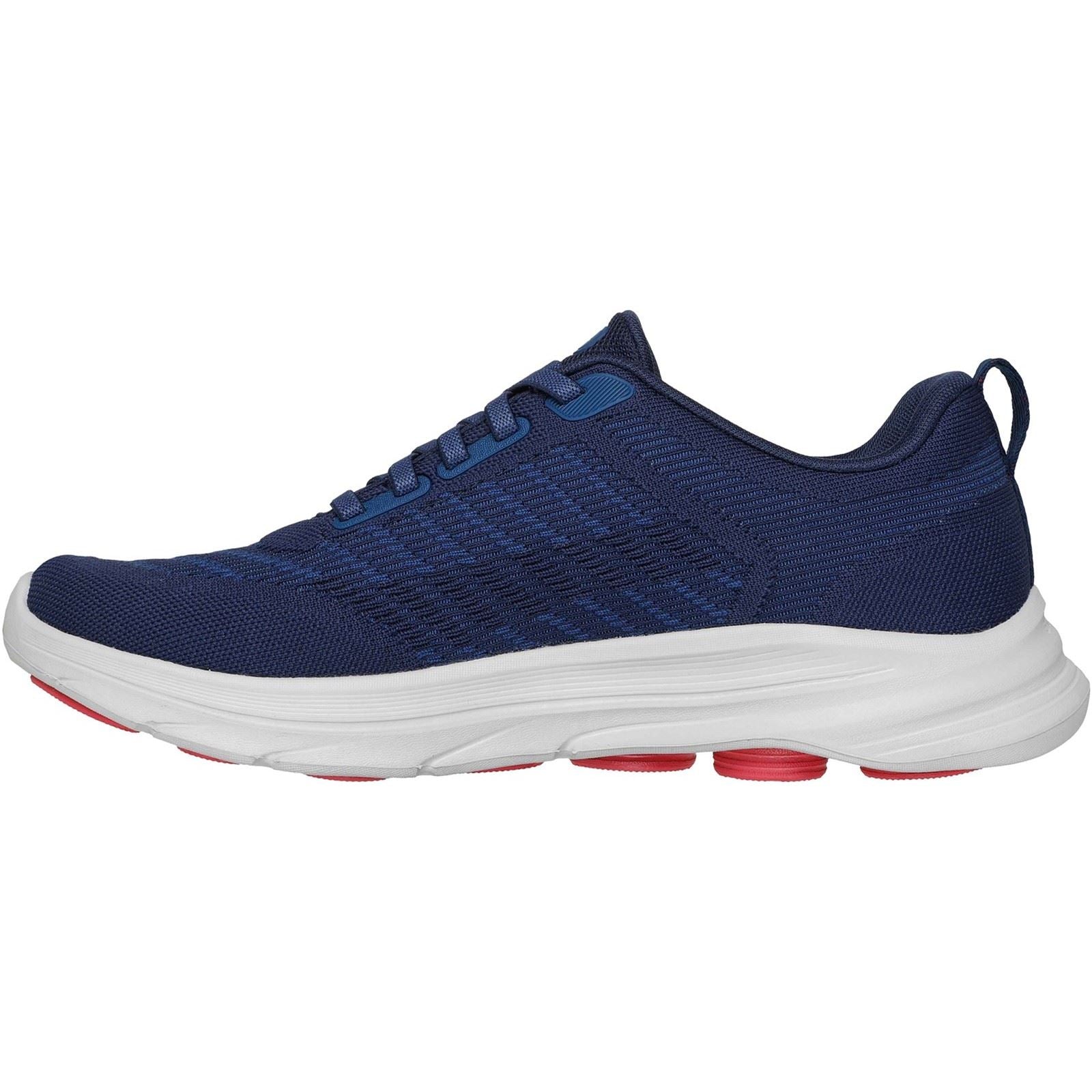 Skechers GO Walk 8 Day Textil Herren Navy/Rot Sneaker