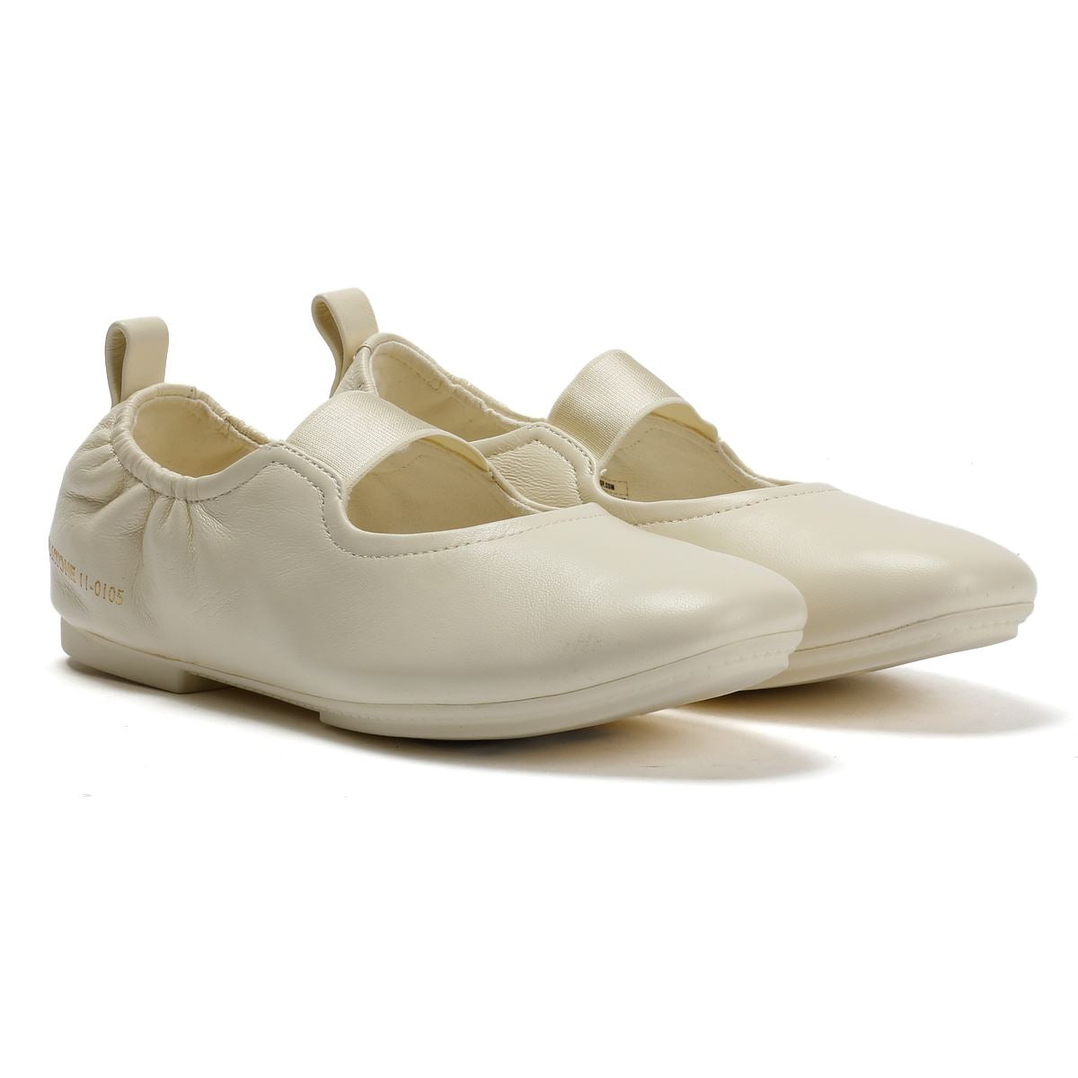 FitFlop X Pantone Delicato Mary Jane Leder Damen Weiße Schuhe