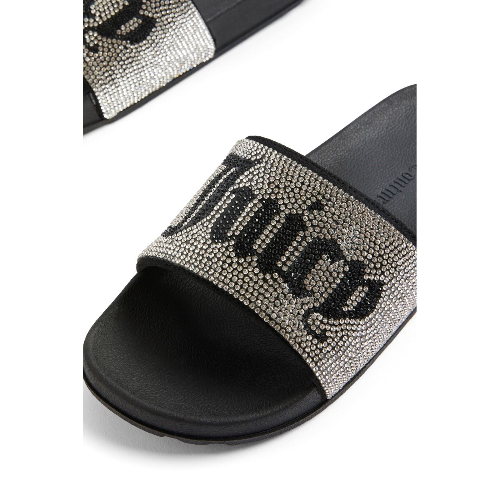 Juicy Couture DONNA Damen Silber Slides