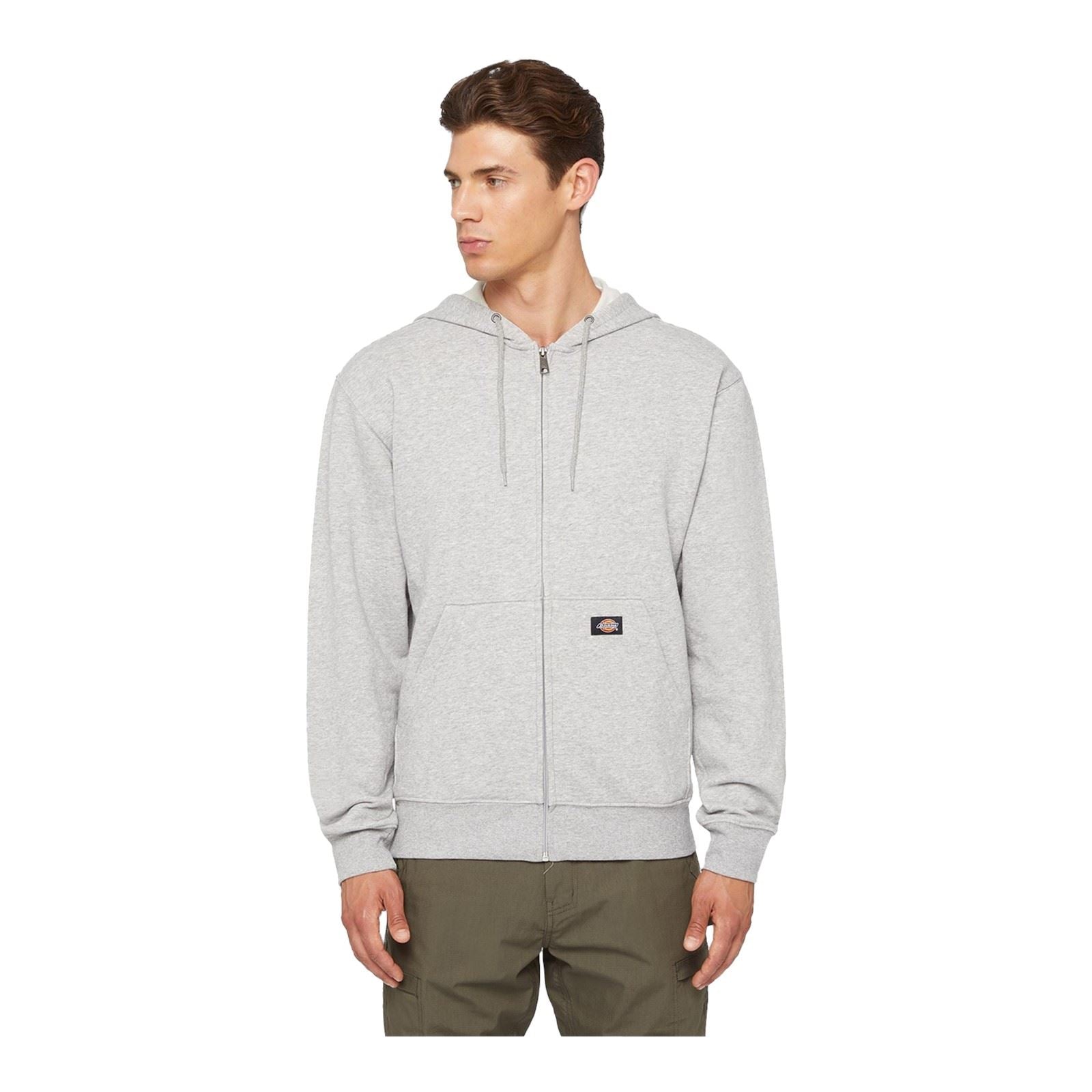 Dickies Everyday Fleece Zip Hoodie Herren Graue Fleecejacke