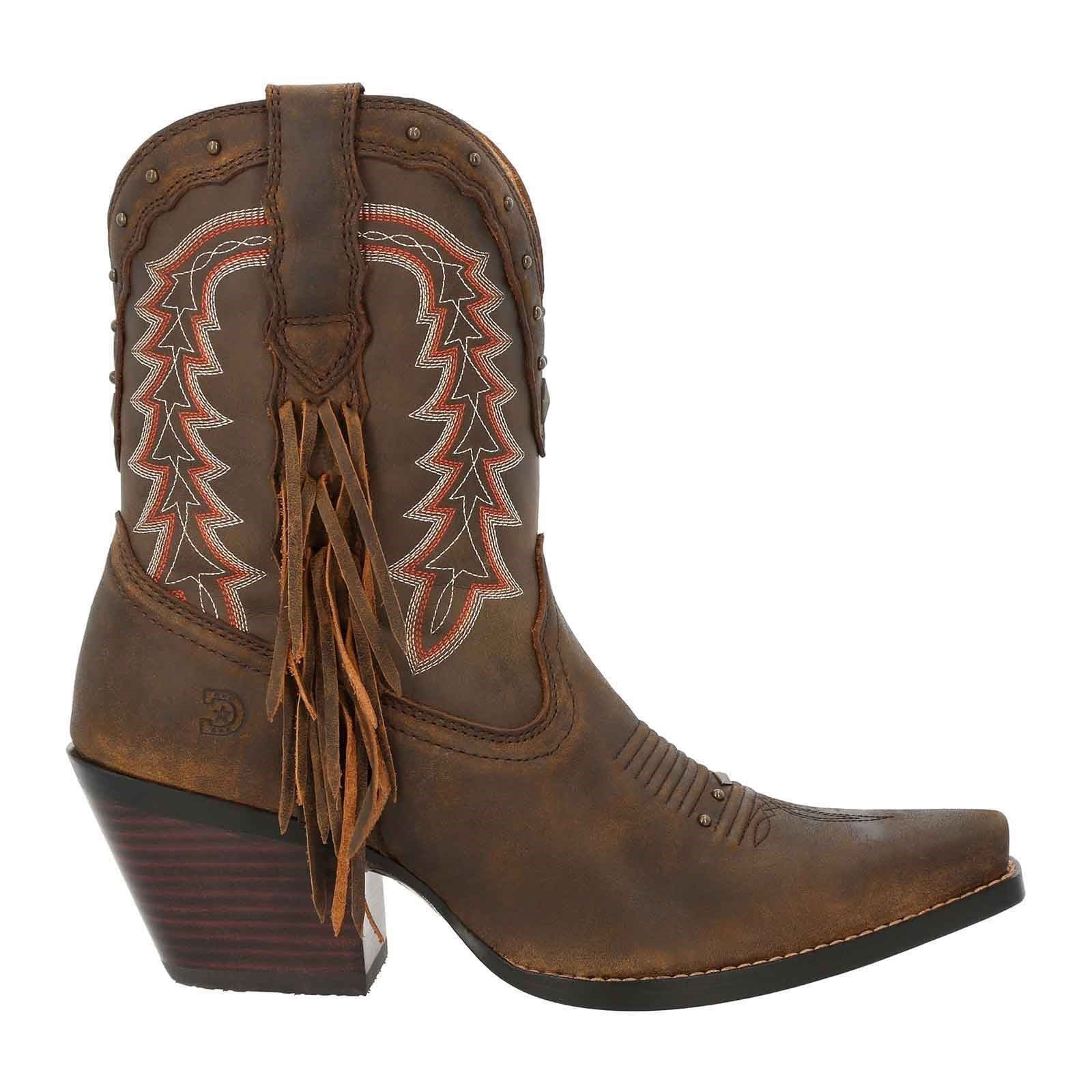 Durango Crush Leder Damen Pecan Stiefel