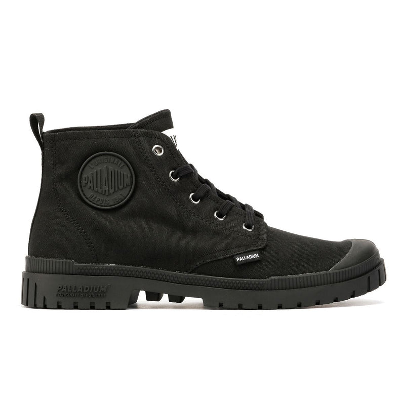 Palladium SP20 Hi CVS Canvas Schwarze Farbe Stiefel