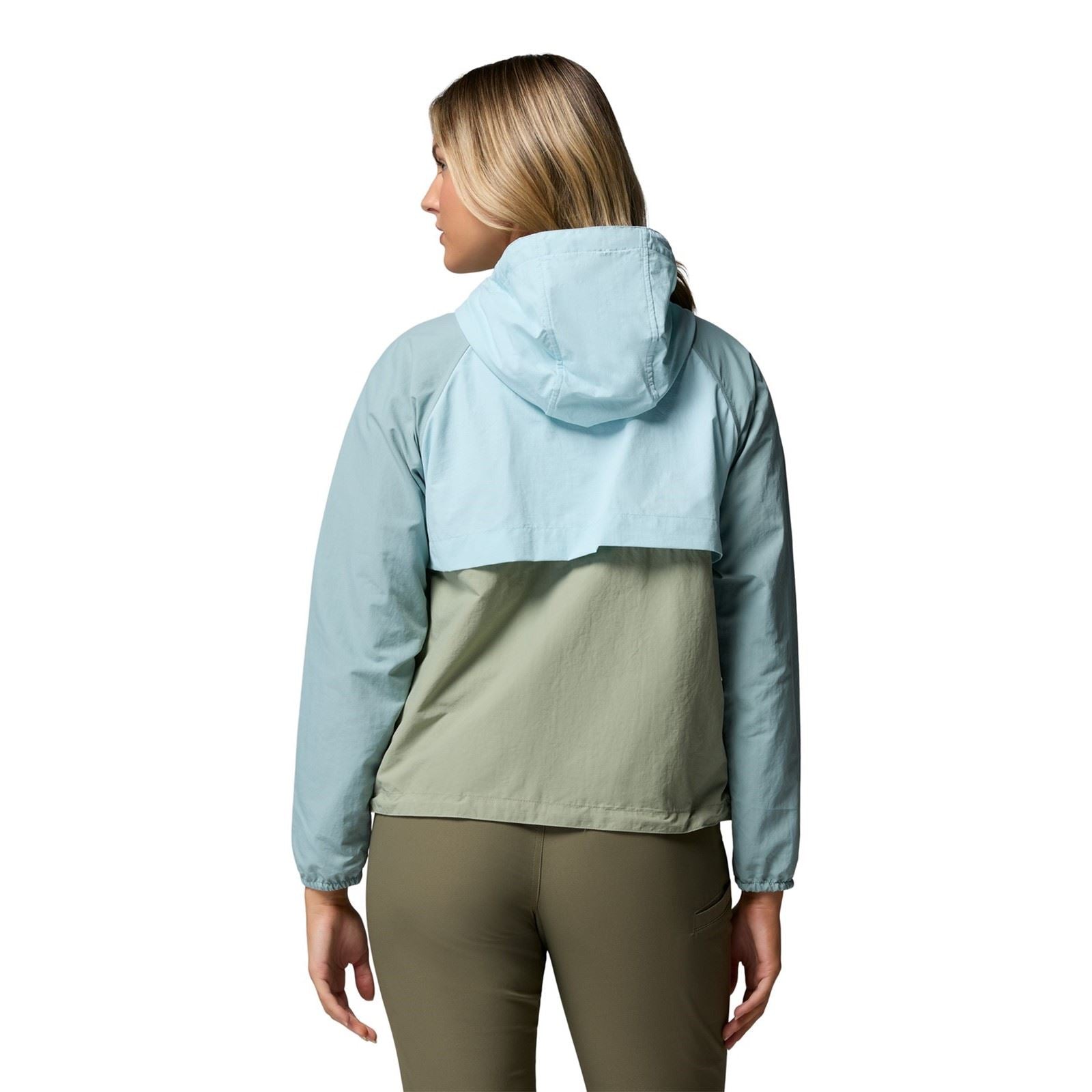 Columbia Spire Valley Damen Grüne Windbreaker-Jacken