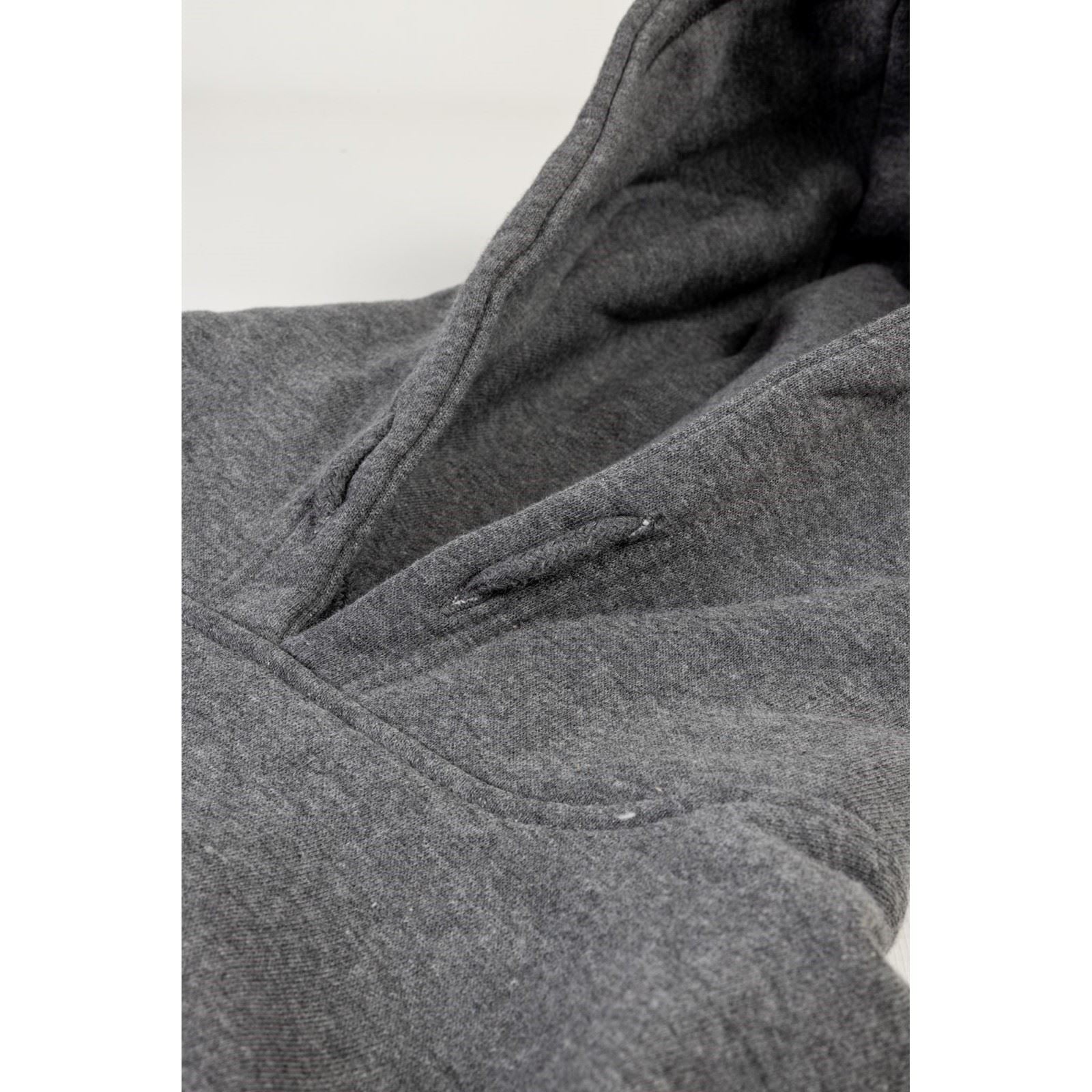 Caterpillar Trademark Baumwoll Herren Graues Kapuzensweatshirt