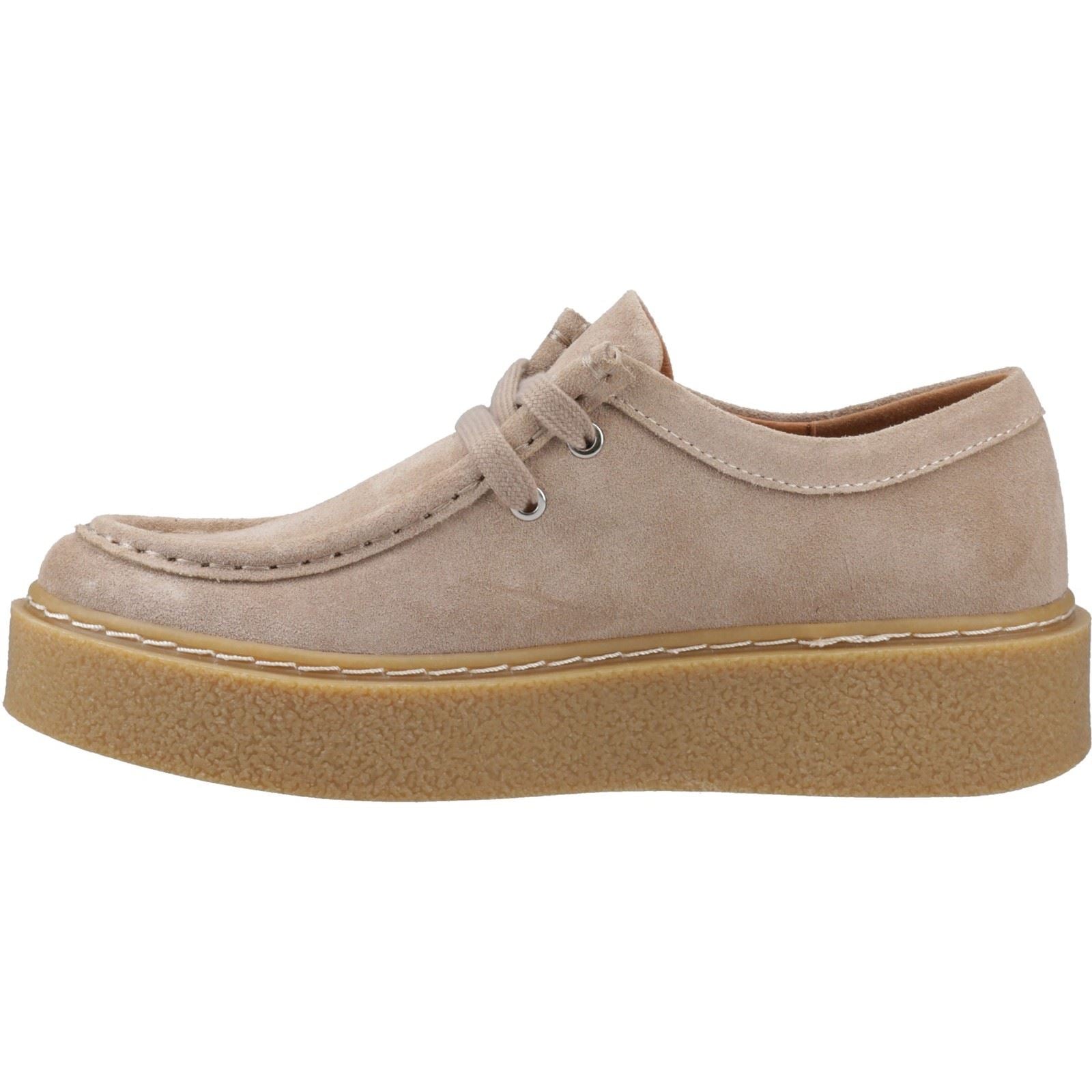 Hush Puppies Bridie Suede Damen Mokassin Schuhe Aus Leder In Taupe