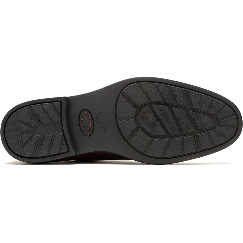 Hush Puppies Banker Herren Schnürschuhe Aus Braunem Leder