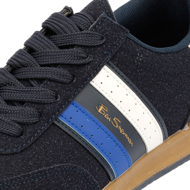Ben Sherman Sokka Herrenblaue Turnschuhe