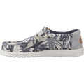 HEYDUDE Wally Palm Jute Jute Herren Egret/Cloud Blue Mokassin Schuhe