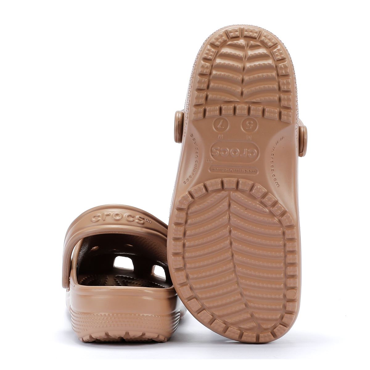 Crocs Classic Clogs Mit Latte-Muster
