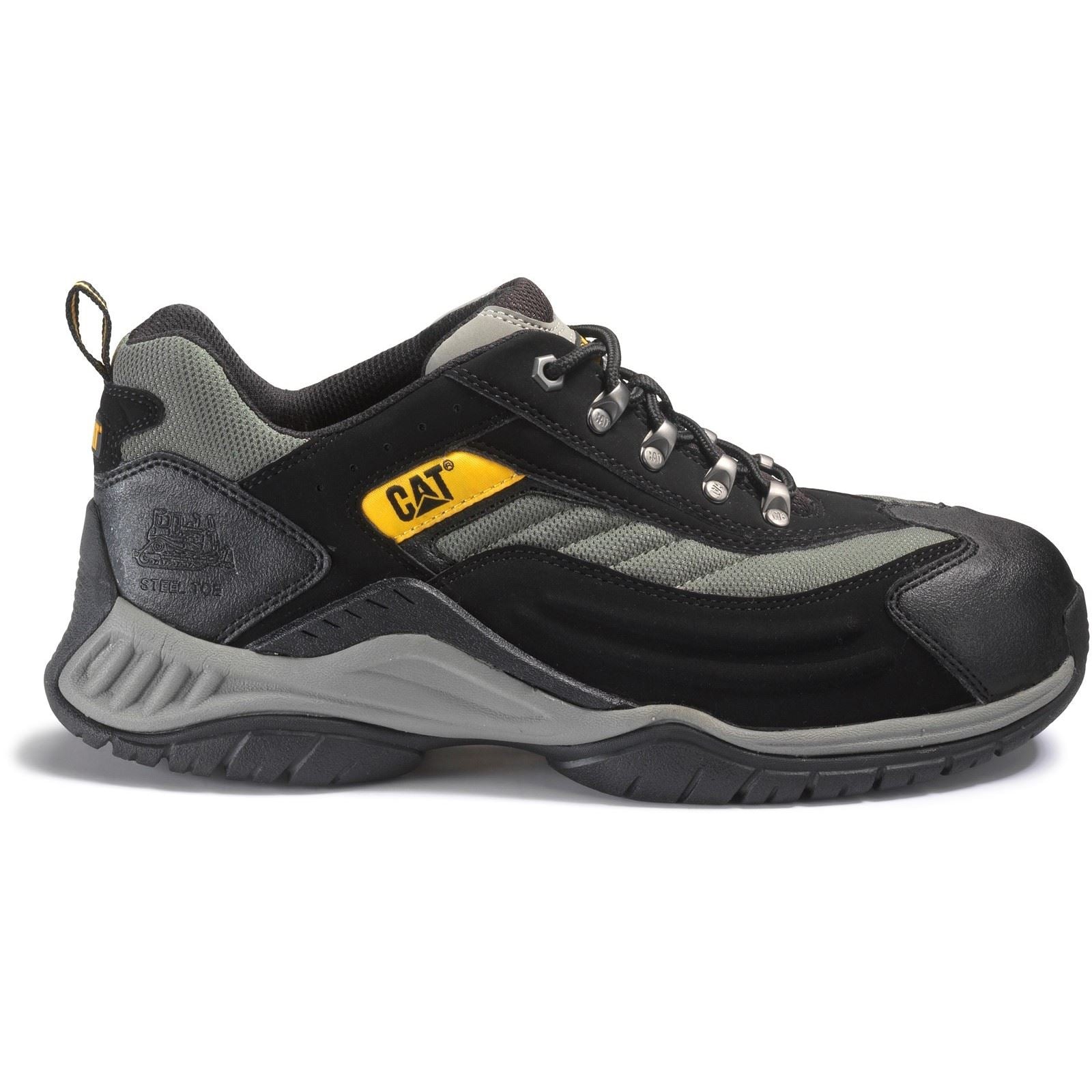 Caterpillar Moor Leder Schwarze Farbe Sicherheitssneaker