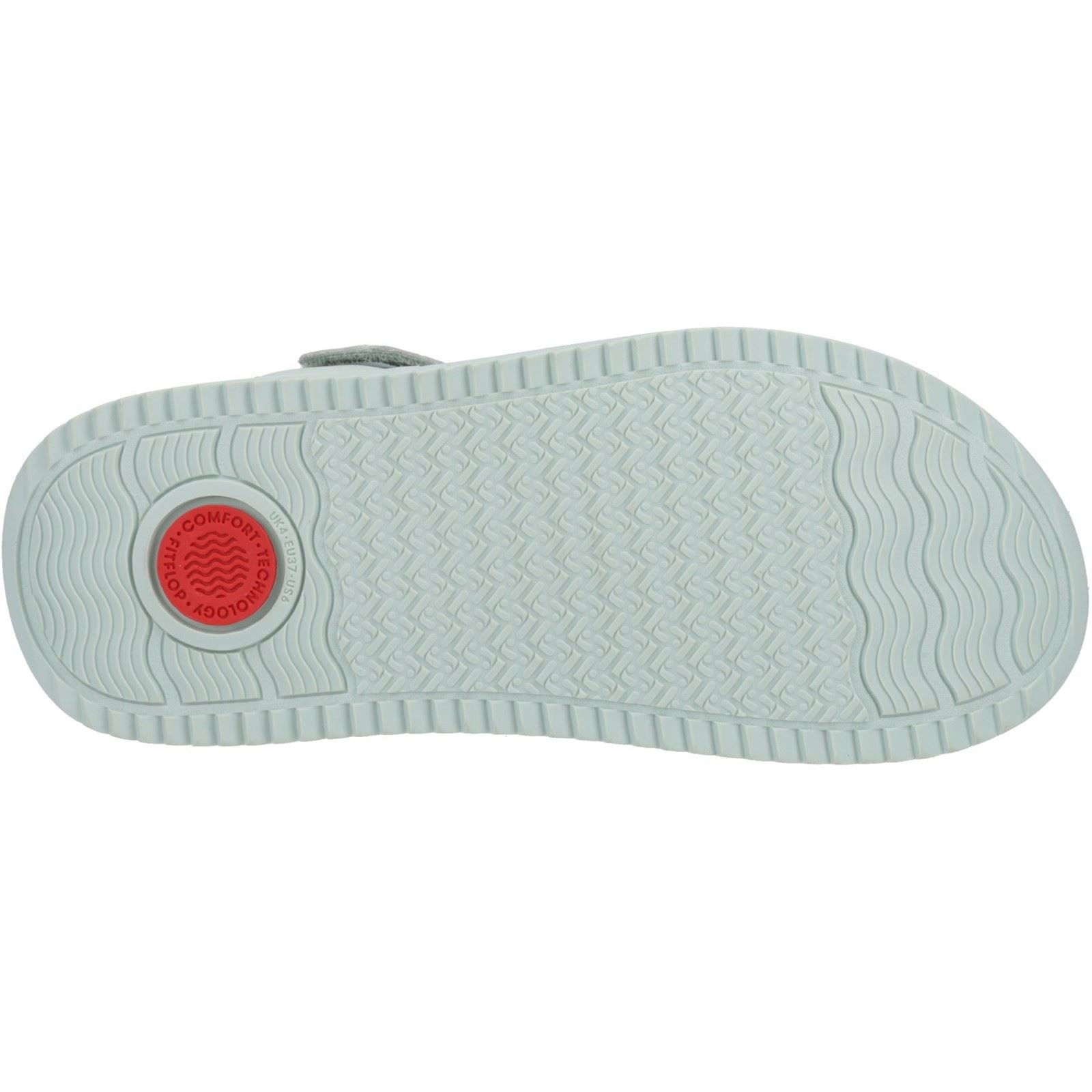 Fitflop Surff Back Strap Polyester/Leder Damen Sagebrush Weit-Fit Sandalen