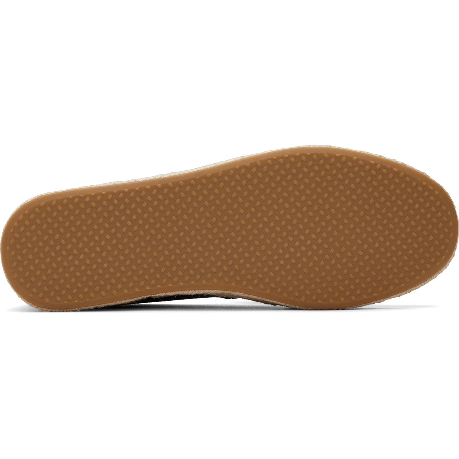TOMS Carolina 100% Rindsleder Damen Schwarz Espadrilles
