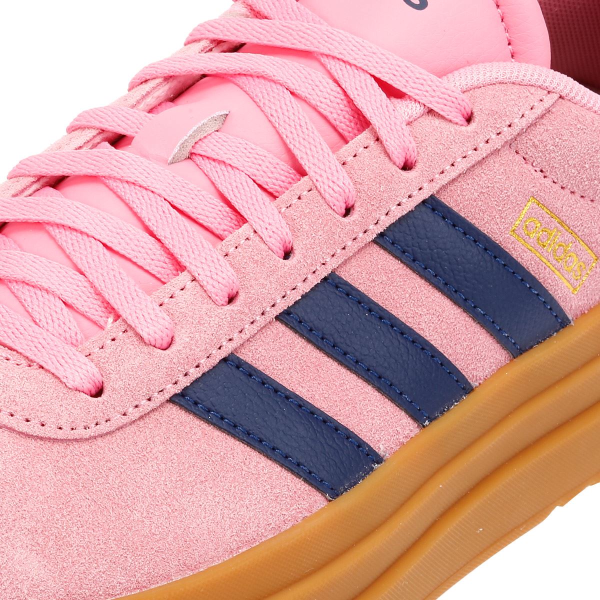 Adidas VL Court Bold Damen Sneaker Aus Rosa Leder