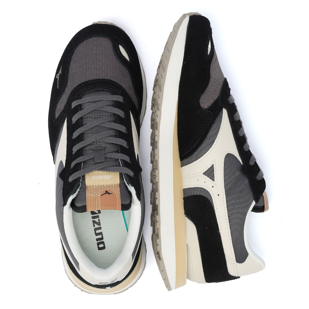 Mizuno RB87 Wildleder Sneaker In Schwarz